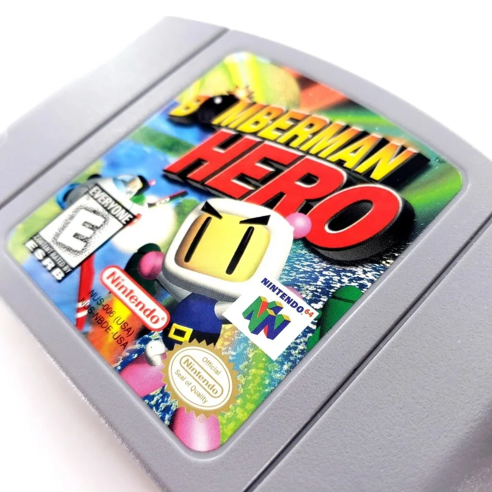 Bomberman Hero (Nintendo 64, 1998) Authentic Cartridge Only Tested & Works
